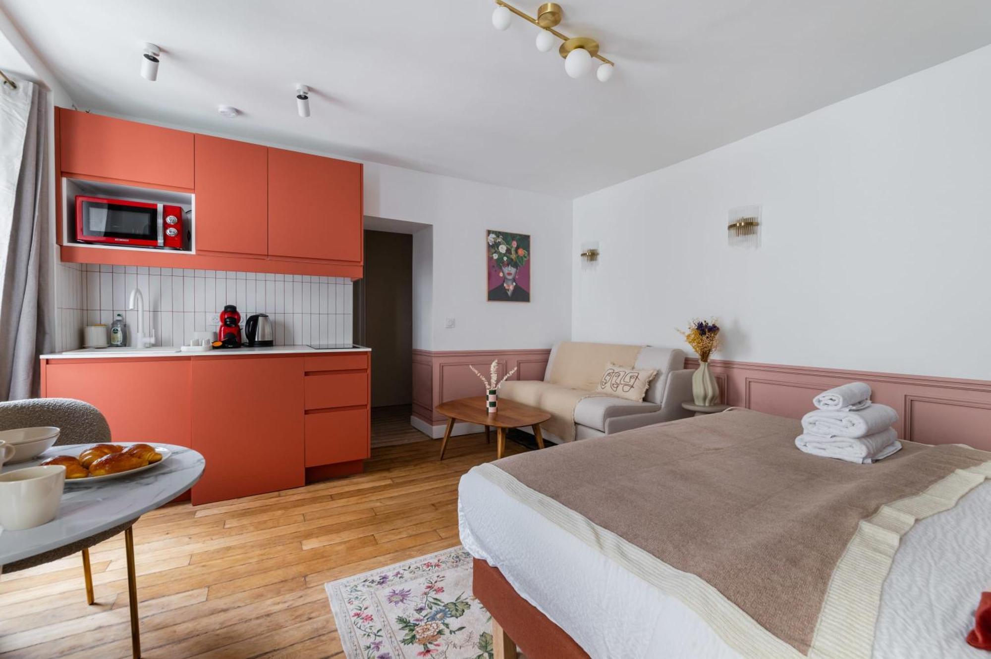 Grand Studio Refait A Neuf Paris 16 - 4P - Flat-Guest Exteriör bild