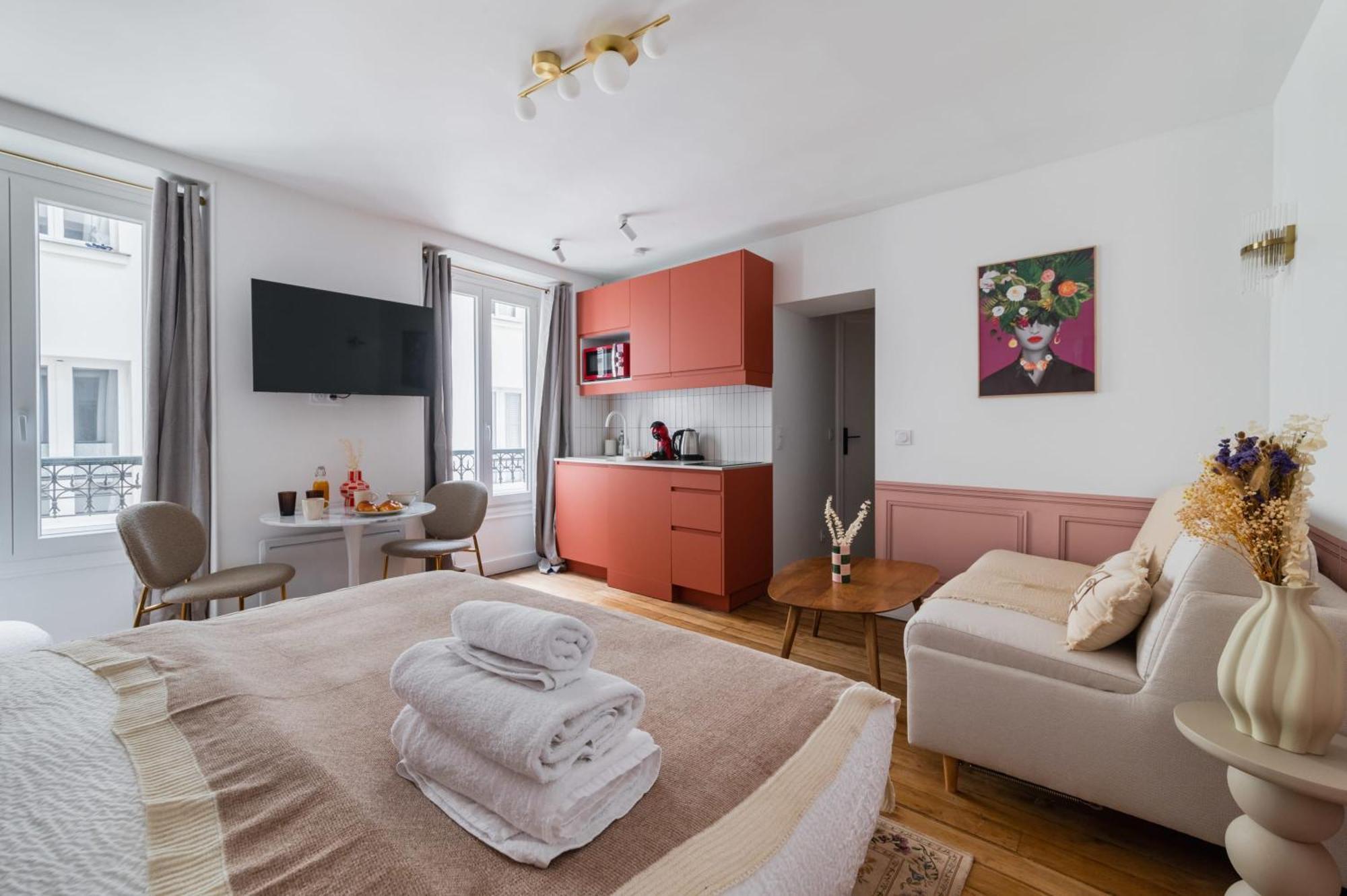 Grand Studio Refait A Neuf Paris 16 - 4P - Flat-Guest Exteriör bild